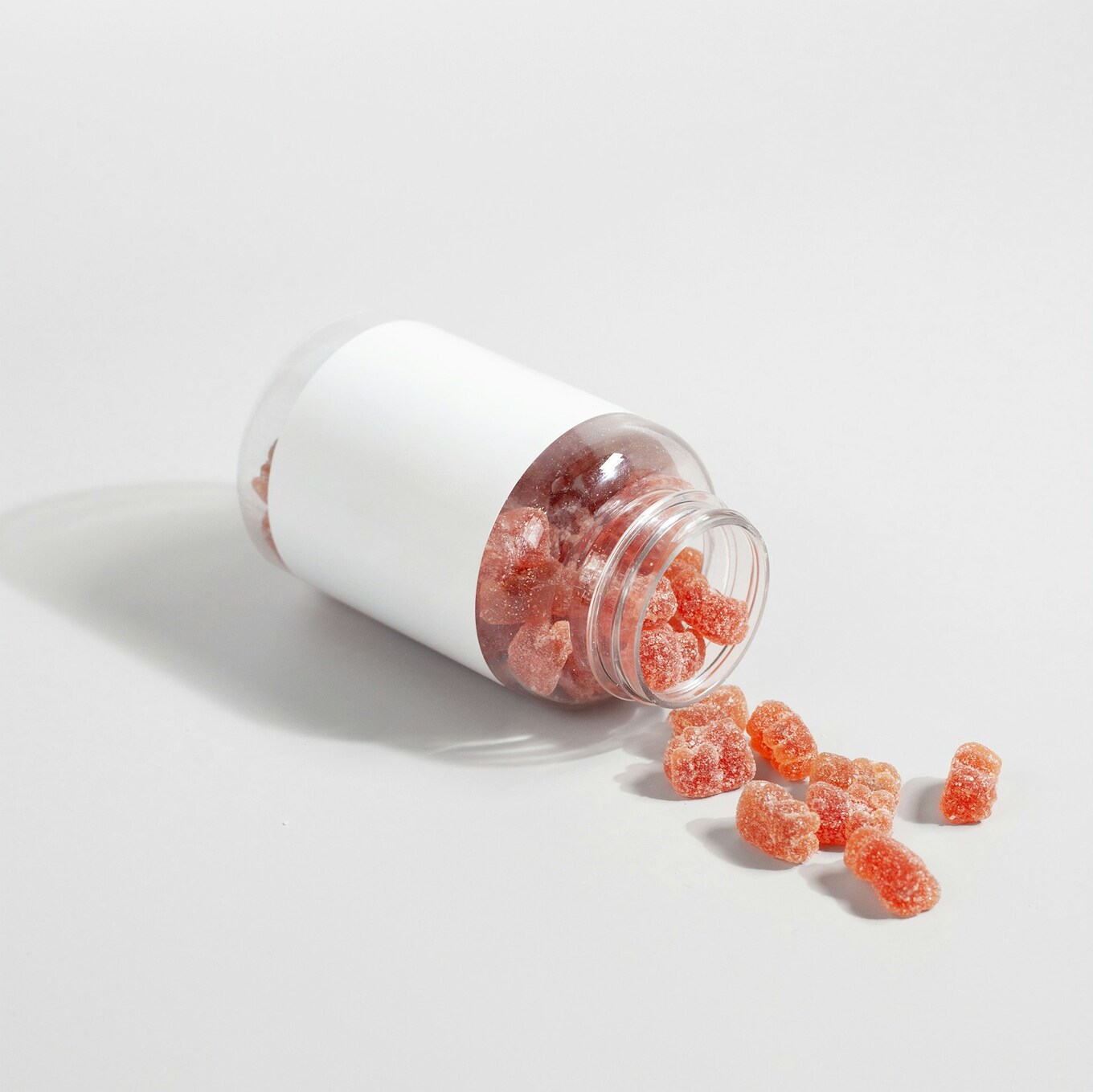 spilled gummy vitamin container